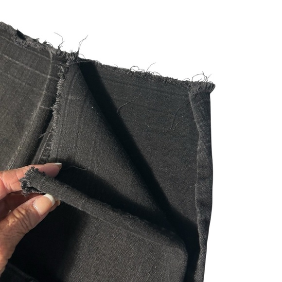 Boden the Salsbury Side Split Black Denim Jeans Womens 14R - Picture 11 of 15